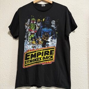 Men's M Vintage Star Wars Empire Strikes Back Graphic T-Shirt‎ Movie Tee